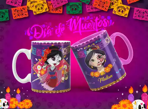vectores plantilas DISNEY,DÍA DE MUERTOS,